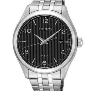 Seiko Solar Analog Solar Quartz Hardlex Crystal